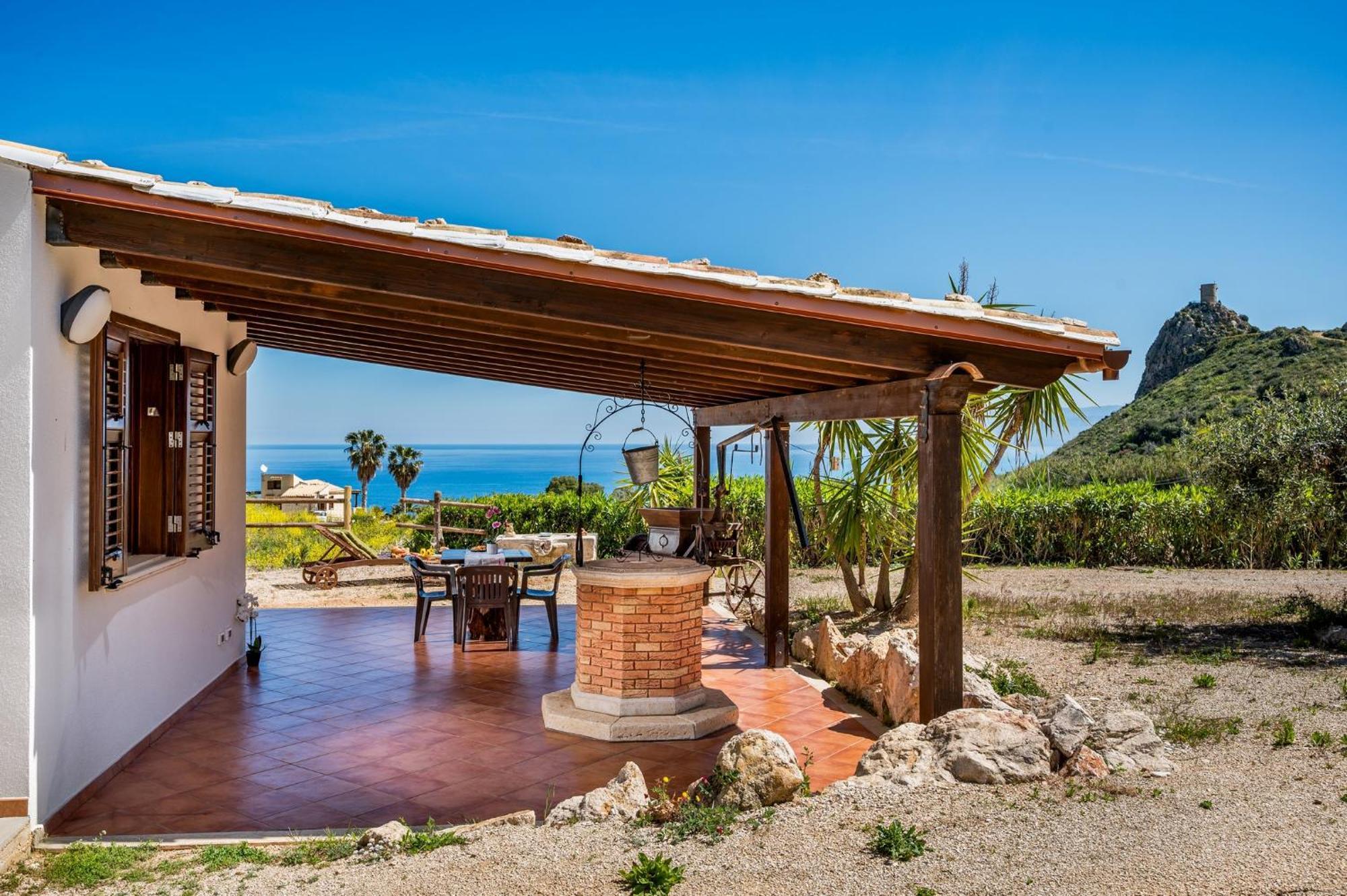 Villa Elena Vicino La Riserva Naturale Dello Zingaro Scopello  Exterior foto