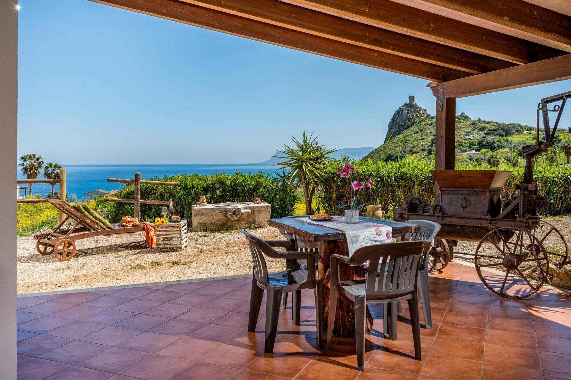 Villa Elena Vicino La Riserva Naturale Dello Zingaro Scopello  Exterior foto
