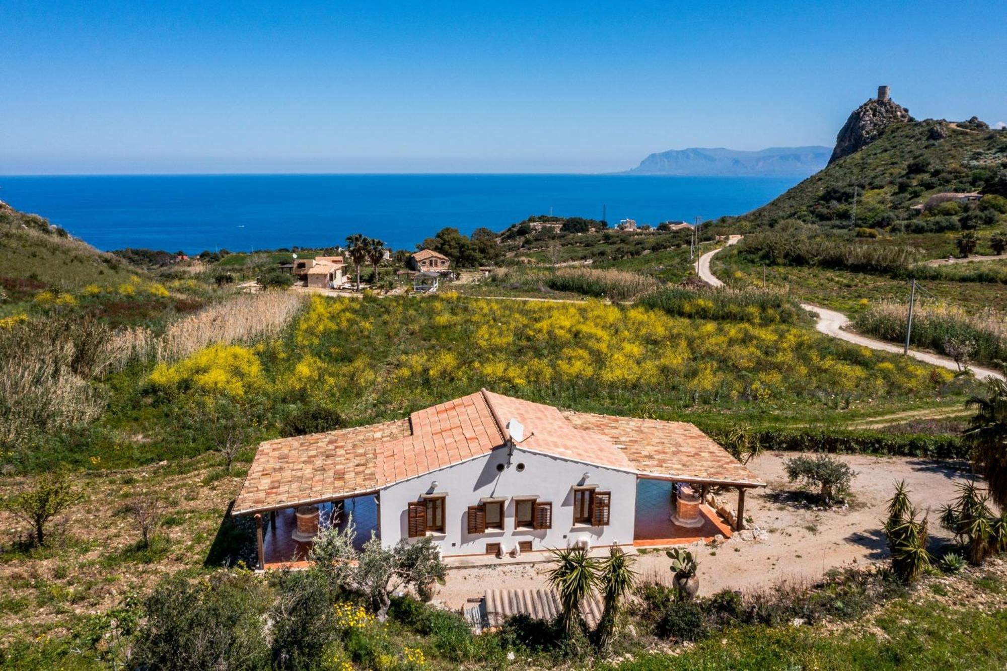 Villa Elena Vicino La Riserva Naturale Dello Zingaro Scopello  Exterior foto