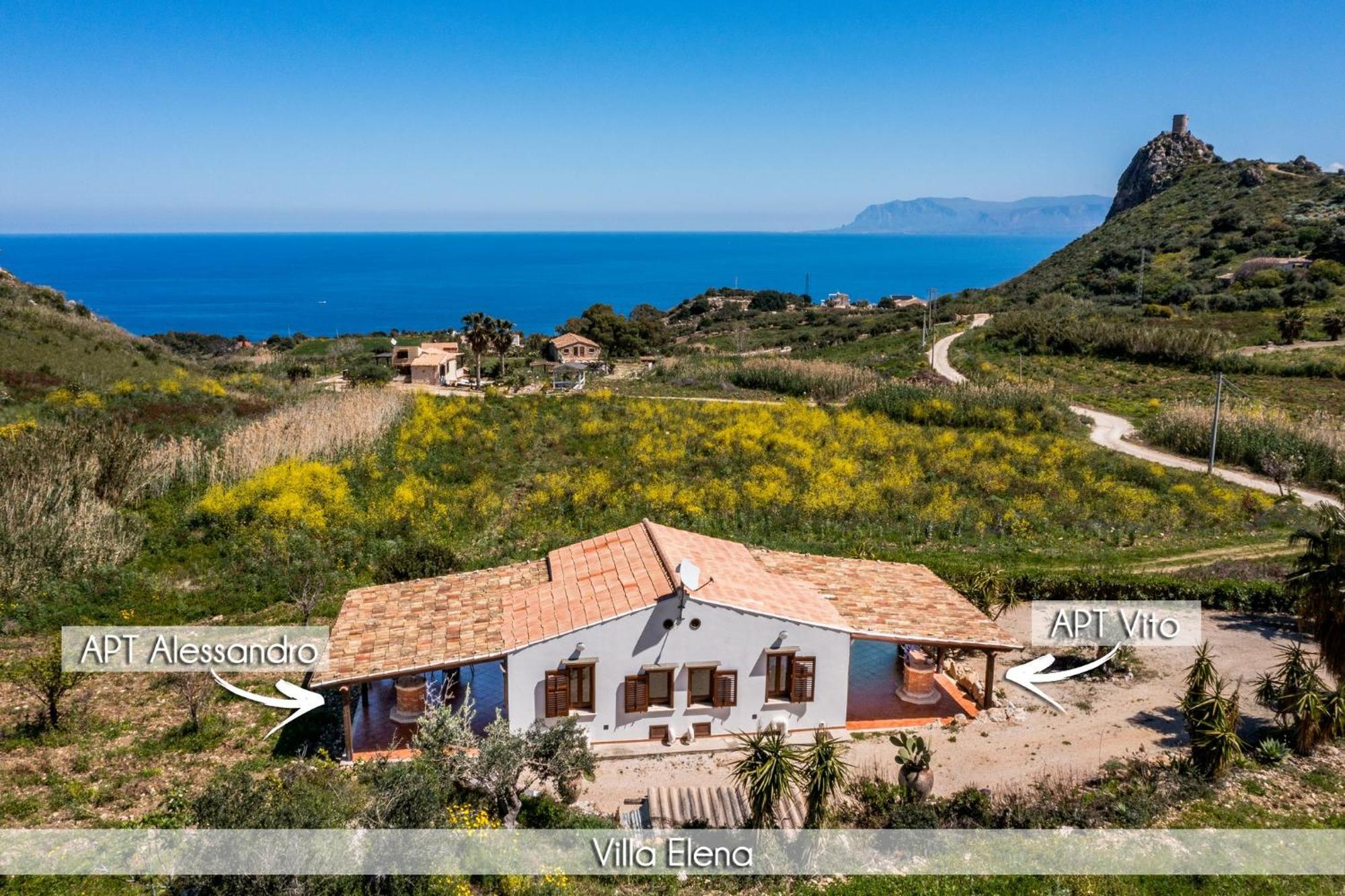 Villa Elena Vicino La Riserva Naturale Dello Zingaro Scopello  Exterior foto